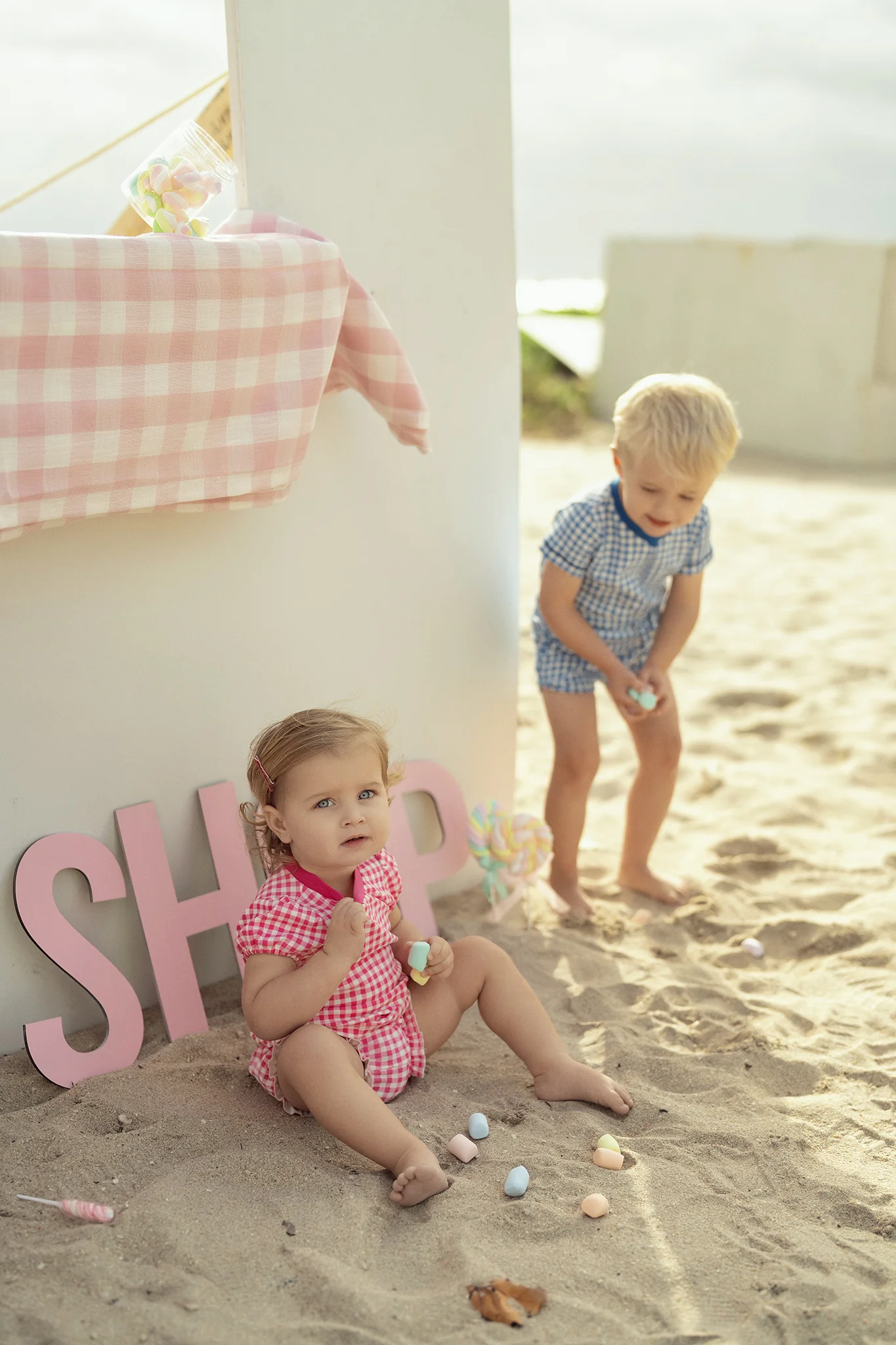 Baby Boys Sweet Check Set - Image 5