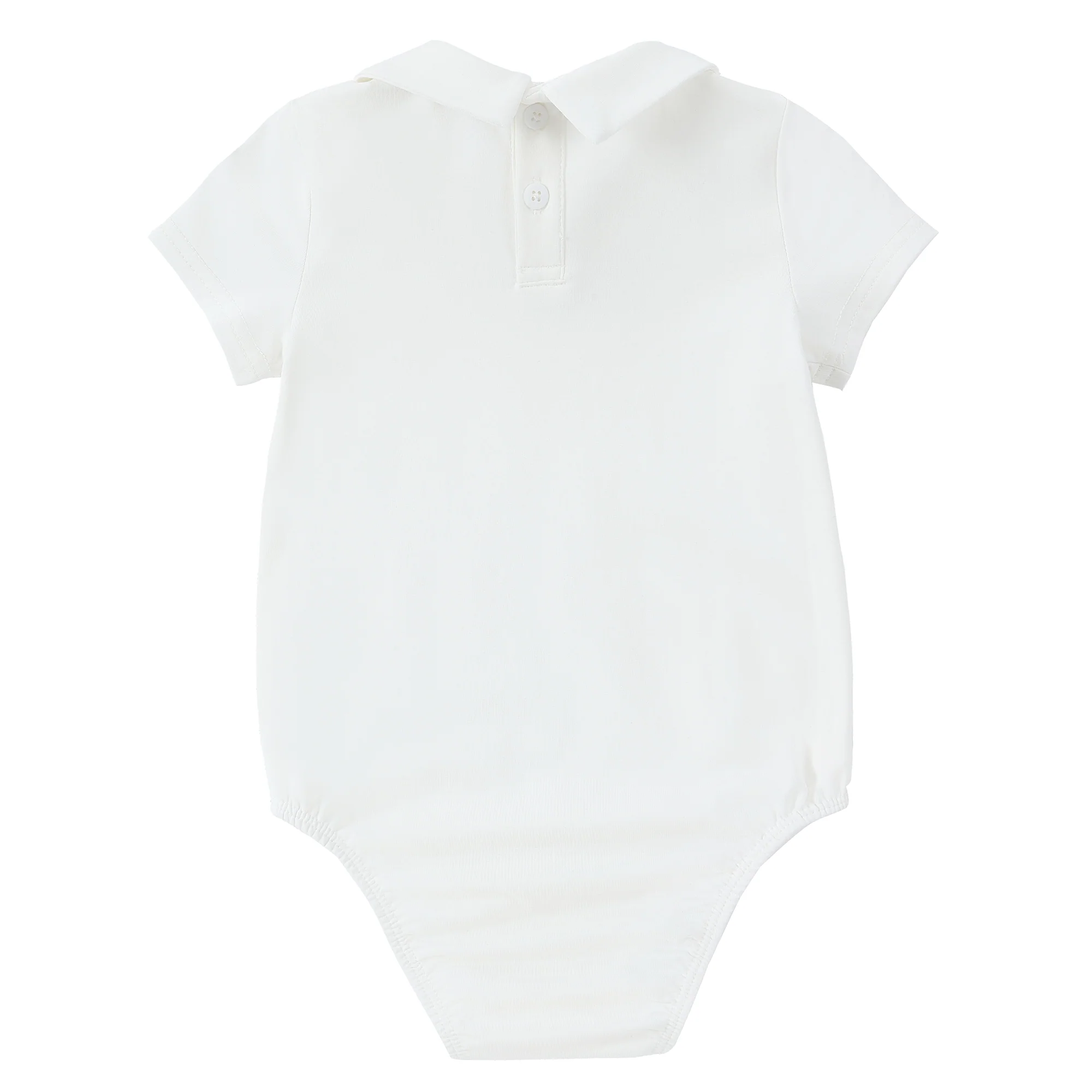 Baby Boys Ivory Collar Shell - Image 5