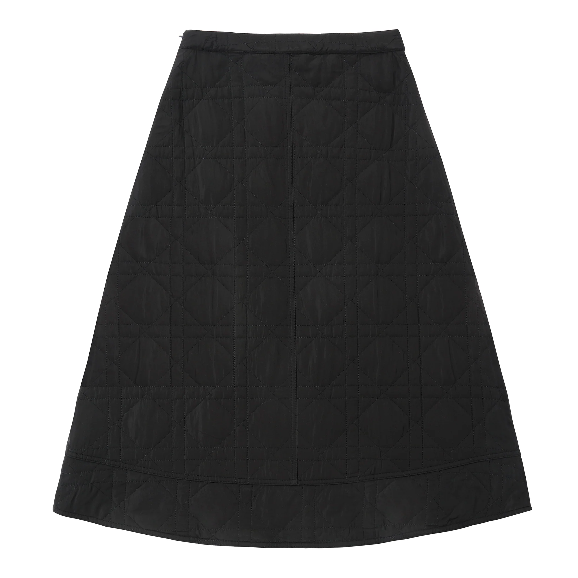 Black Quilted Skirt - Image 3