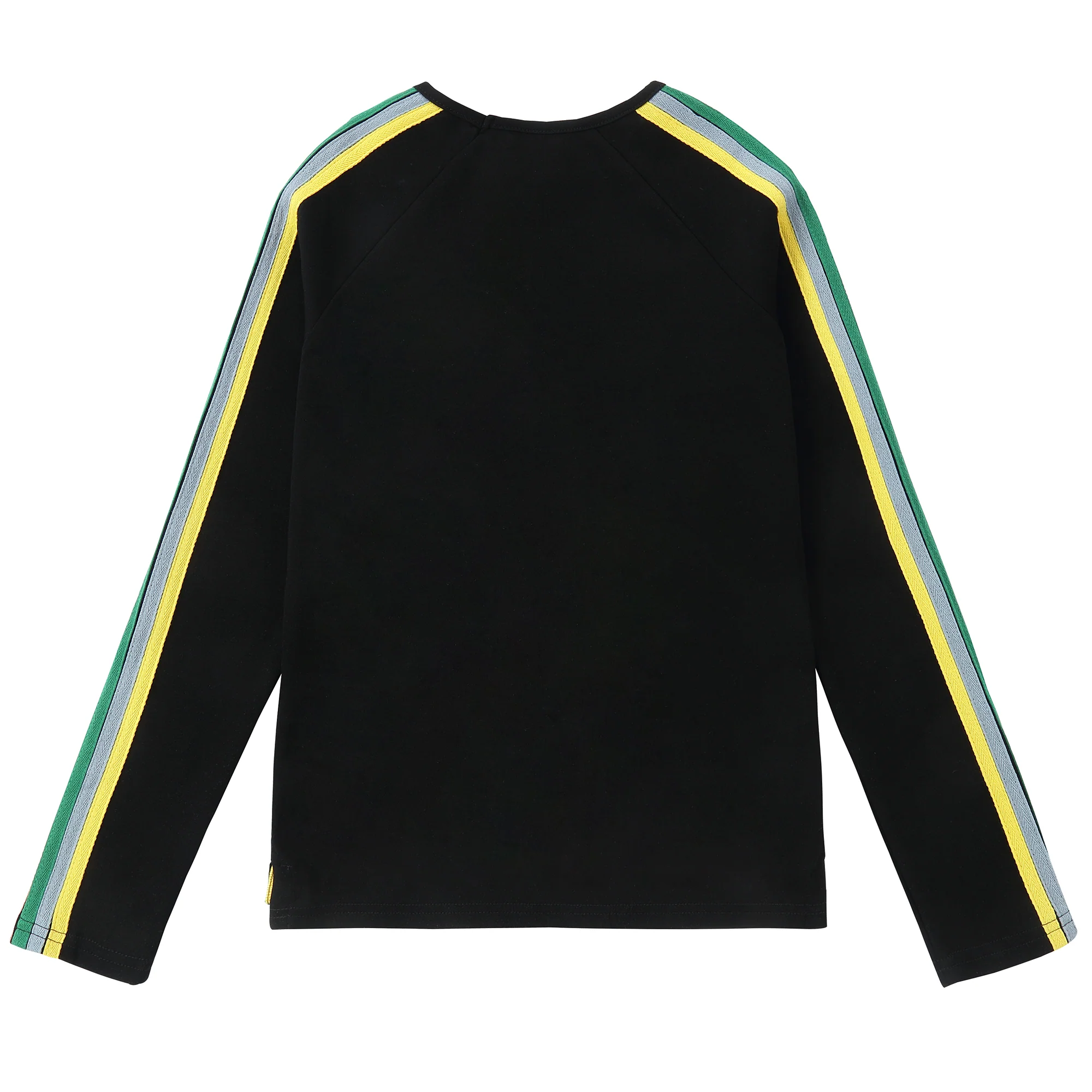 Black Raglan Rainbow T-Shirt - Image 3