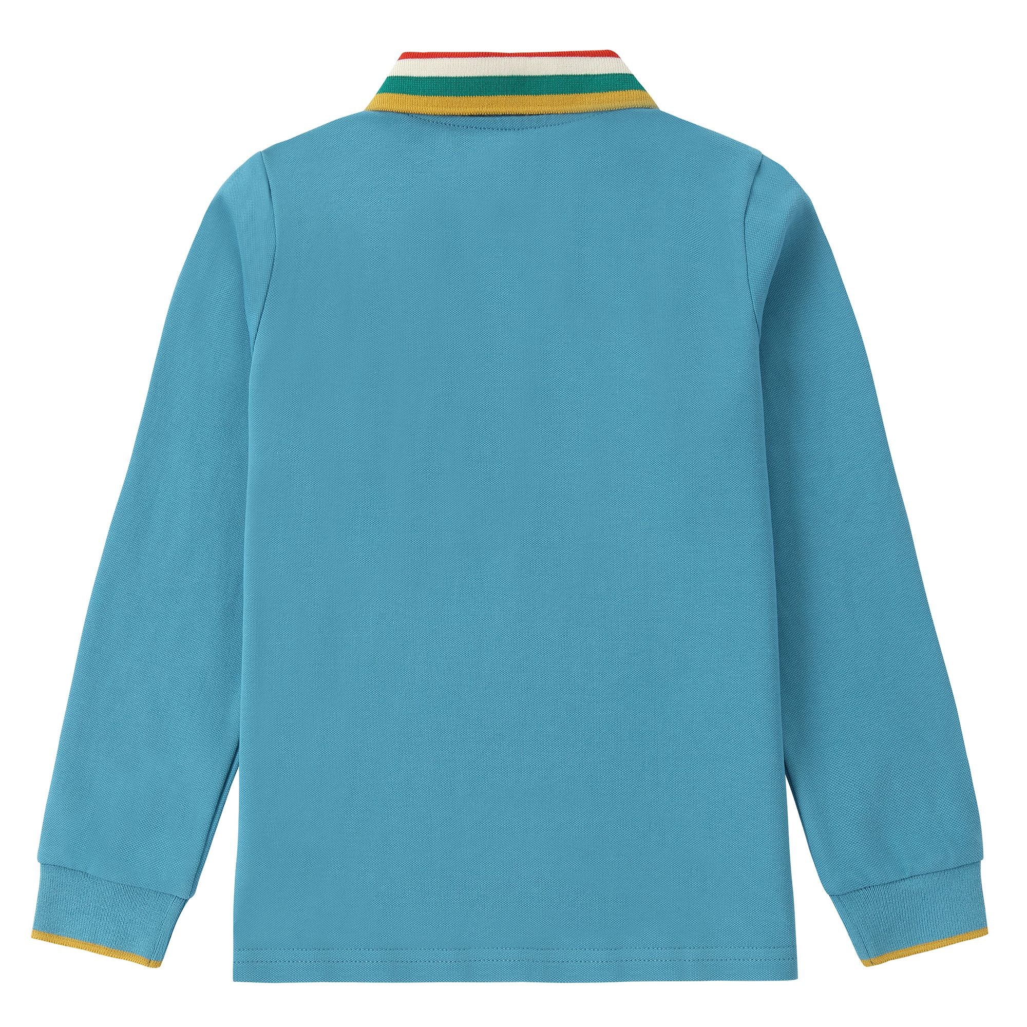 Boys Bright Stripes Polo - Image 6