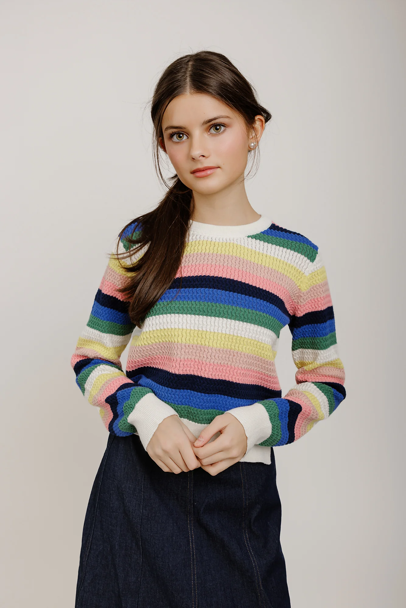 Colorful Striped Sweater - Image 2