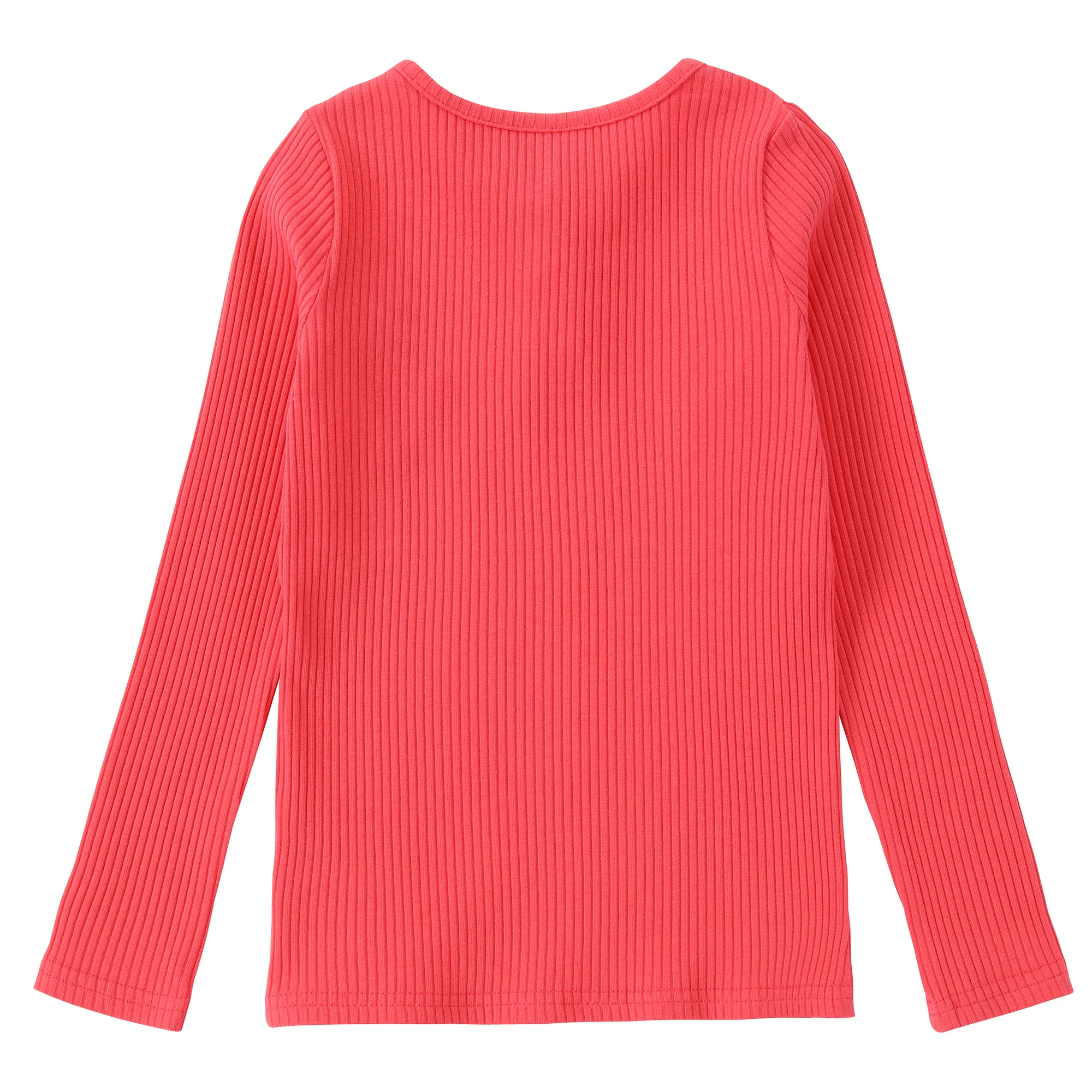 Coral Henley T-Shirt - Image 3