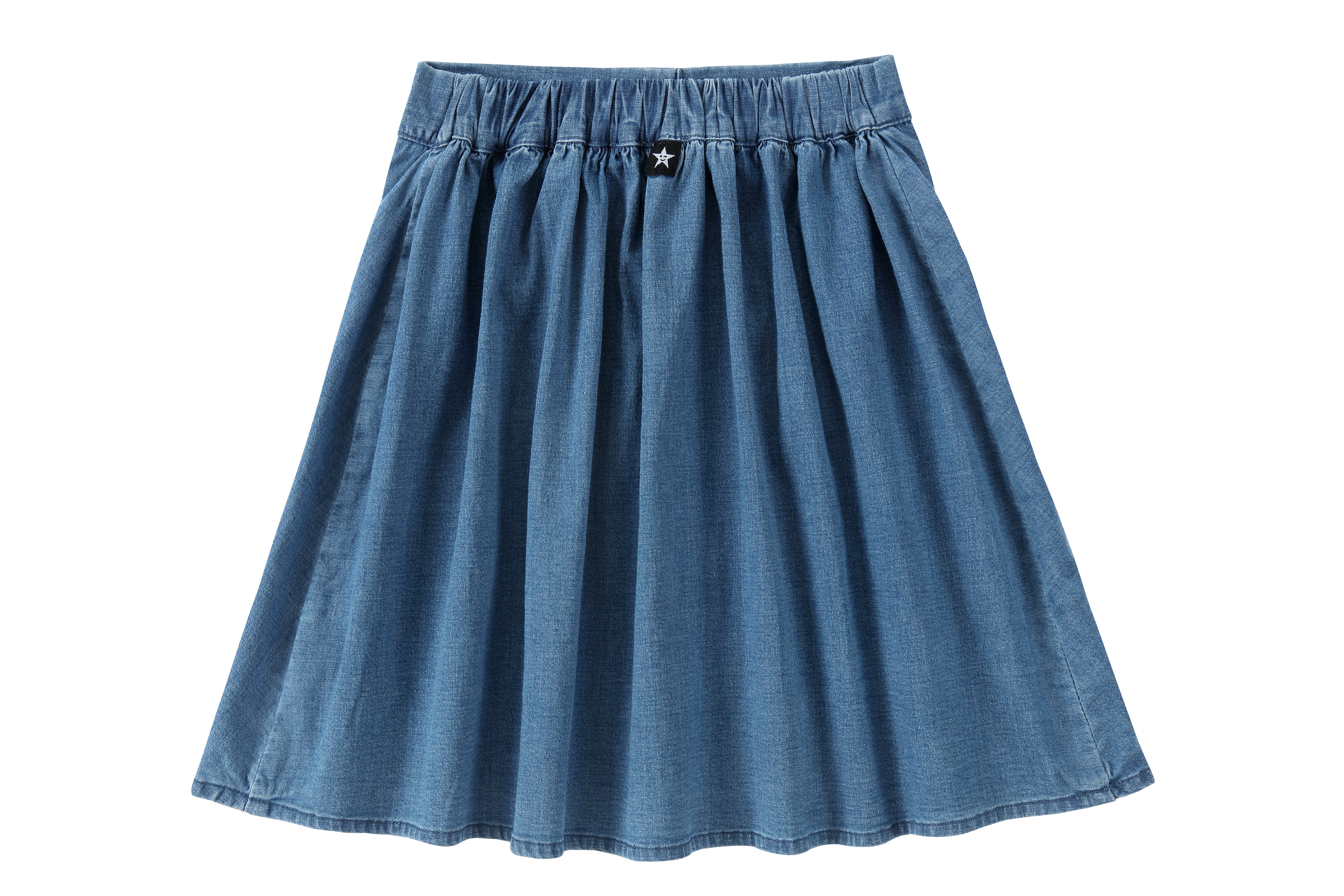 Denim Button Down Skirt - Image 2