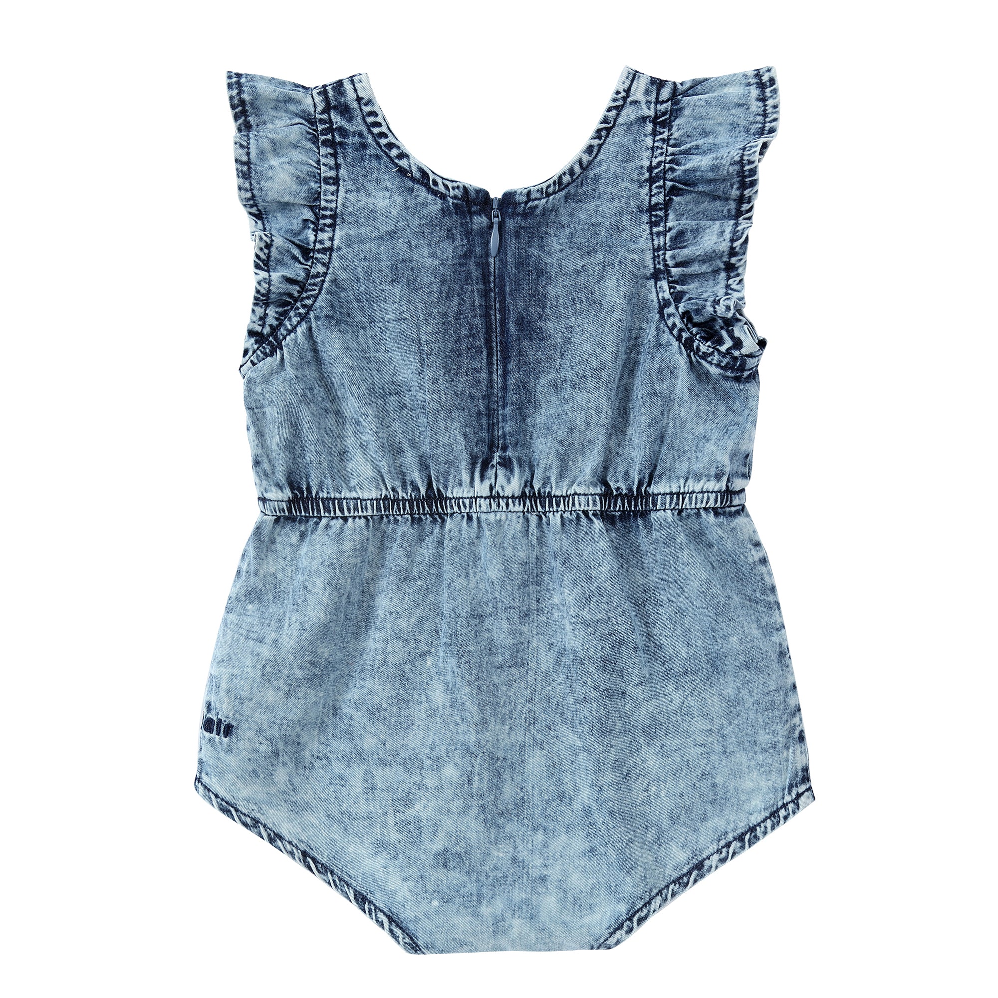 Denim Days Ruffle Romper - Image 4