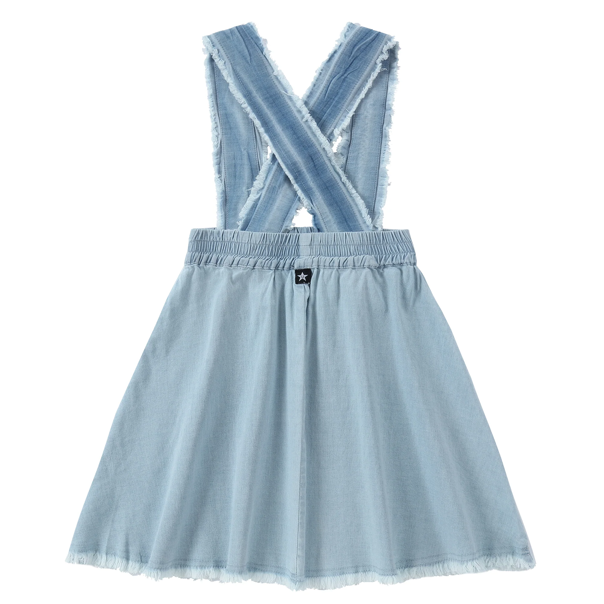 Denim Suspender Skirt - Image 4