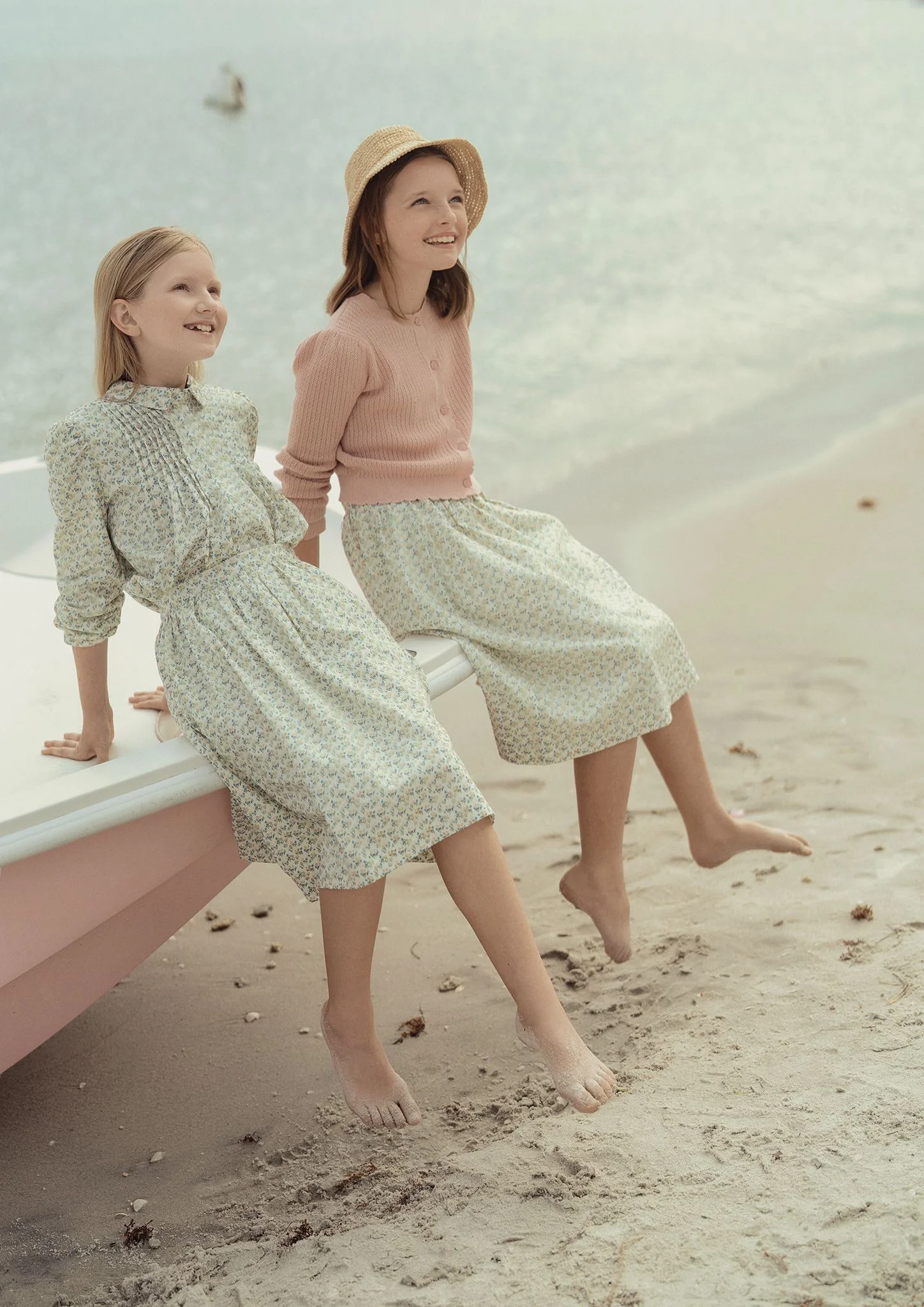 Girls  Garden Days Pleated Skirt