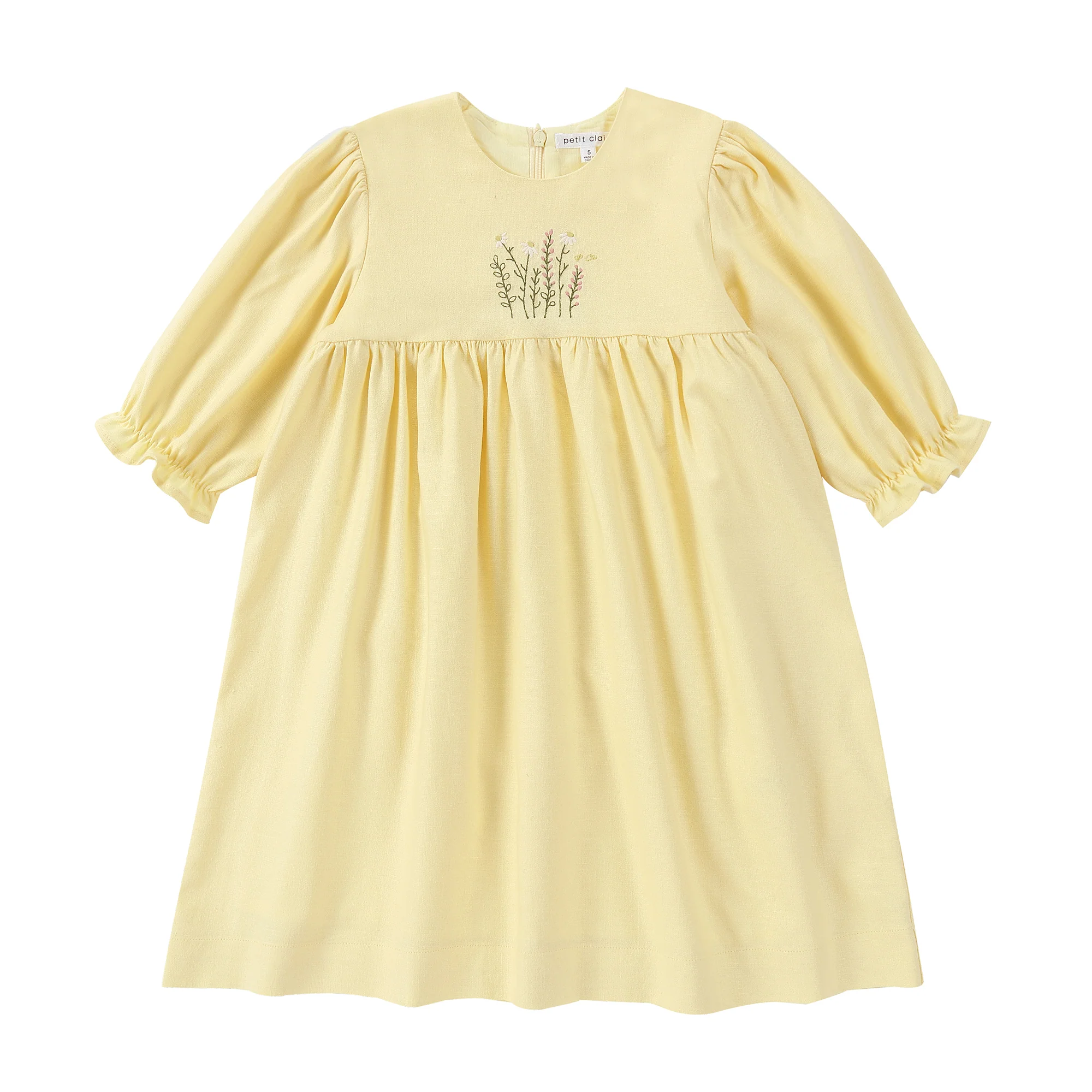 Girls Golden Petals Dress - Image 5