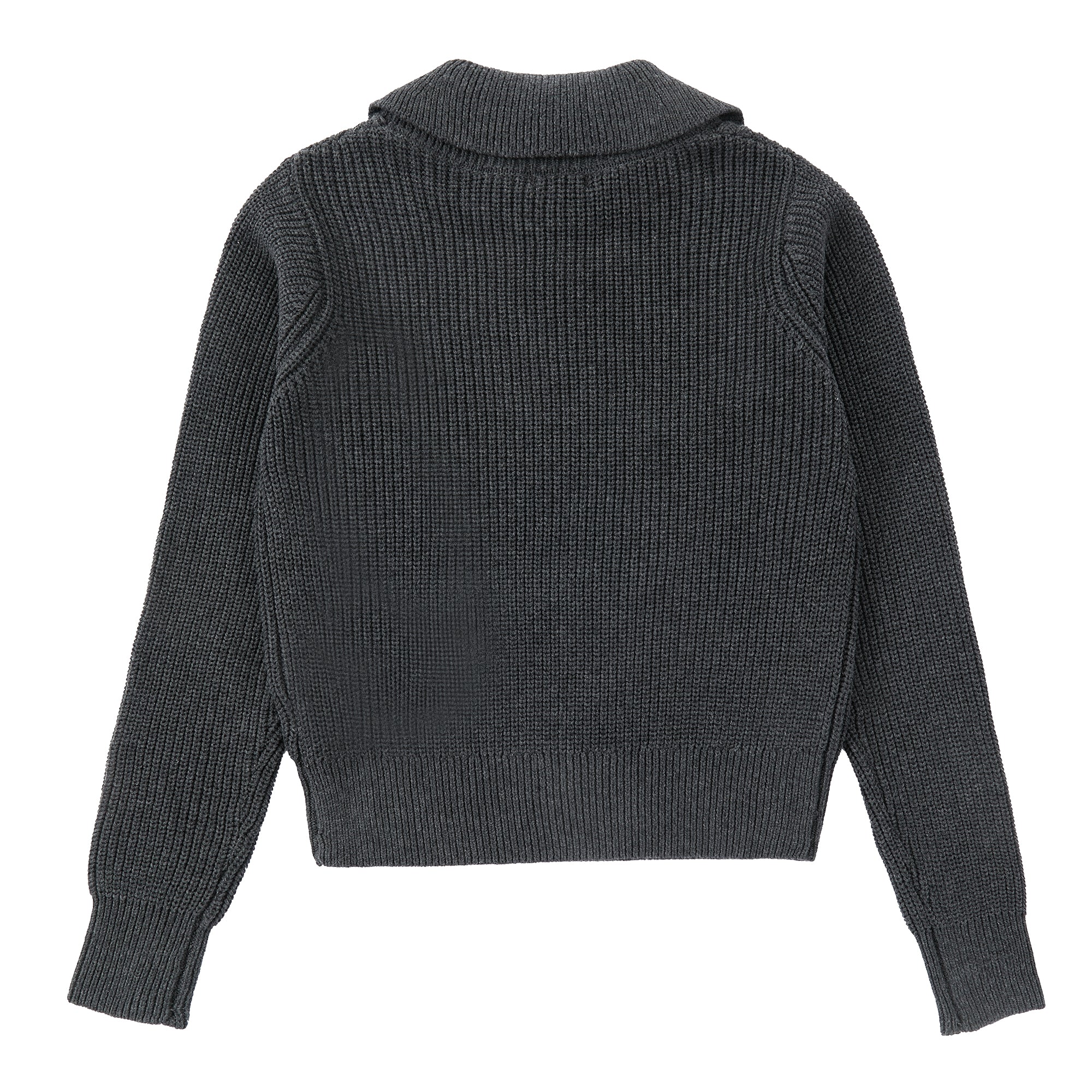 Grey Collared Sweater - Image 3