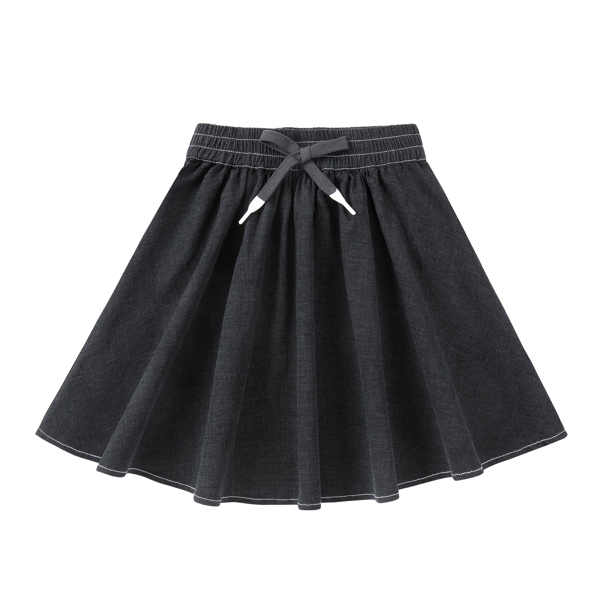 Girls Grey A-Line Skirt