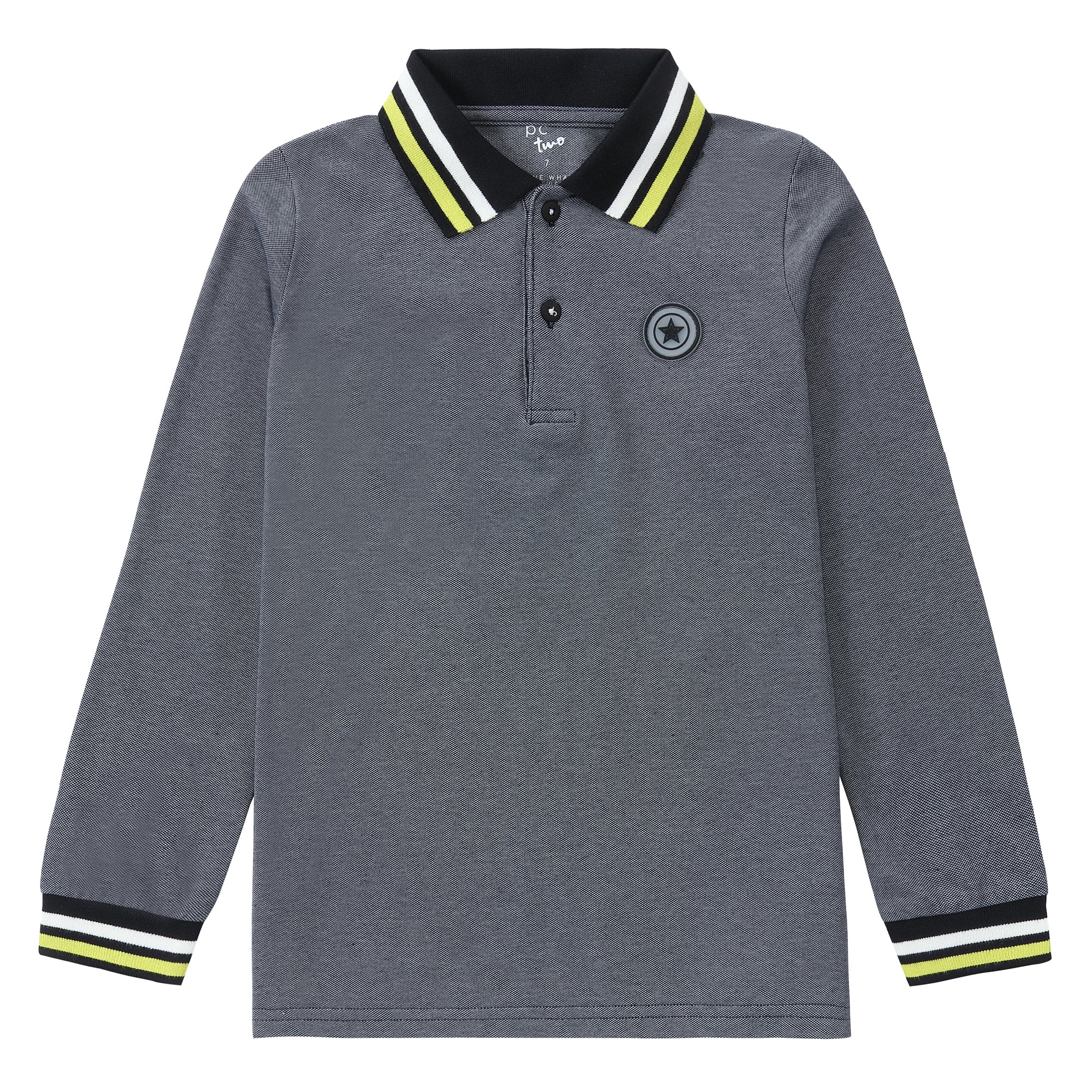 Heather Navy Polo - Image 2