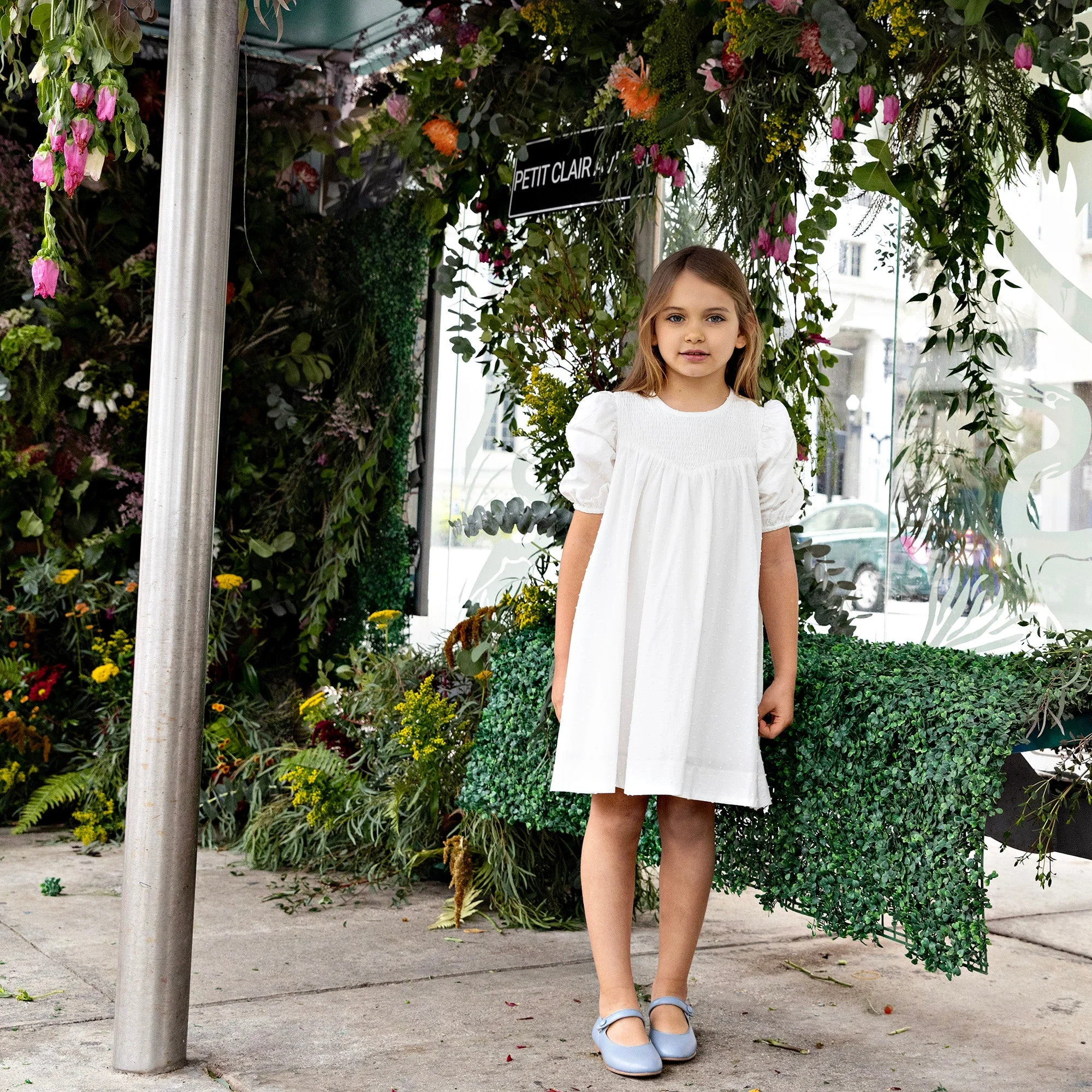 Ivory Swiss Dot Dress - Image 3