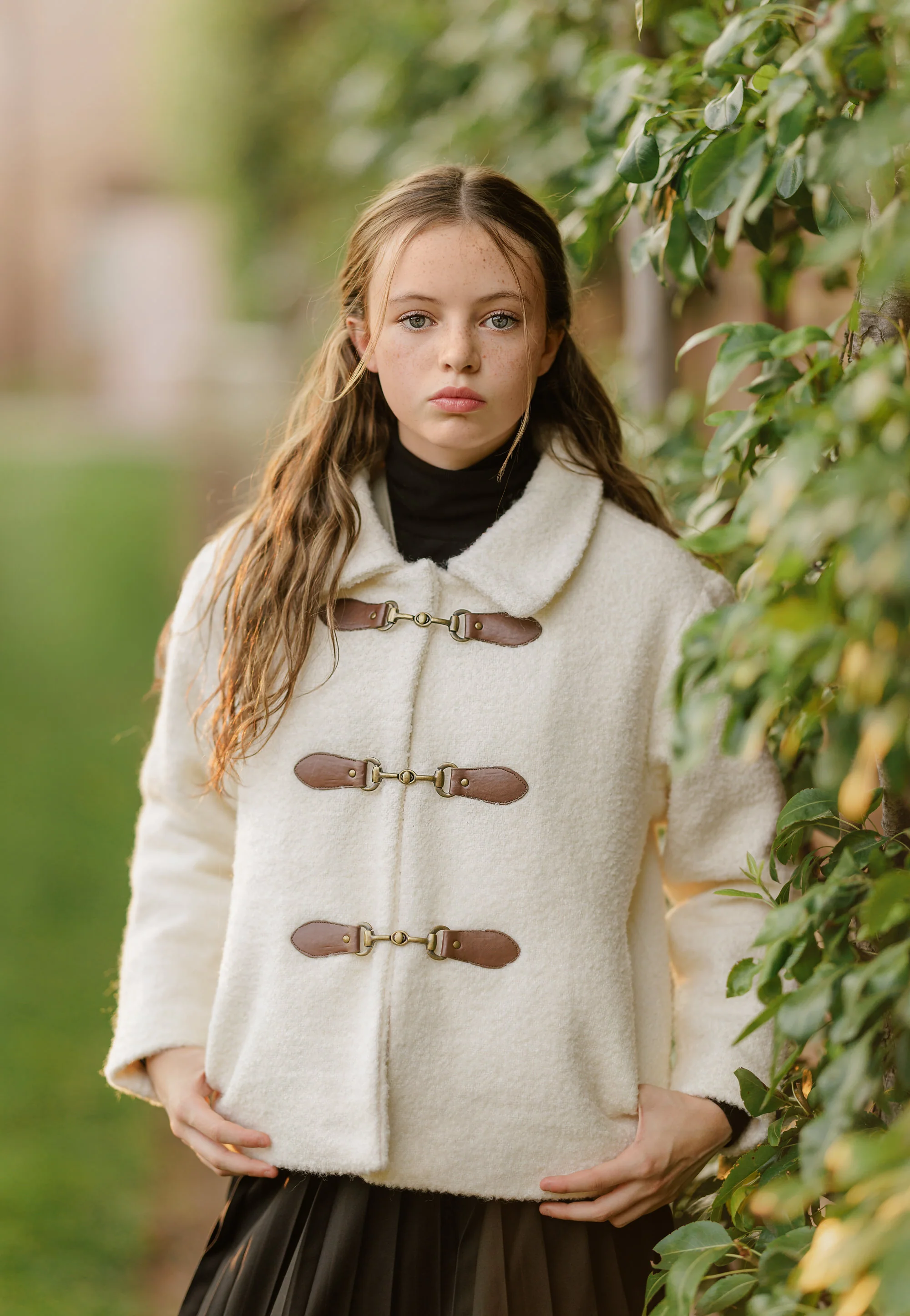 Ivory Wool Coat - Image 3