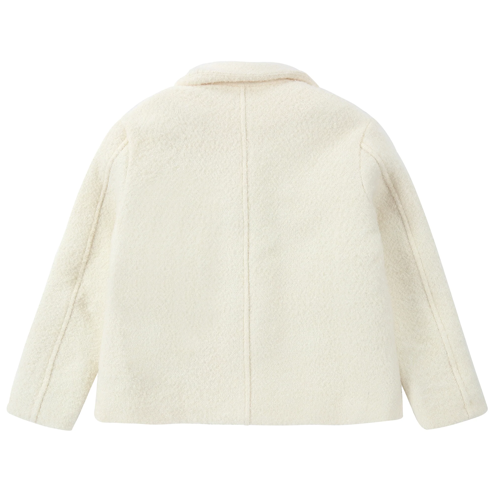Ivory Wool Coat - Image 4