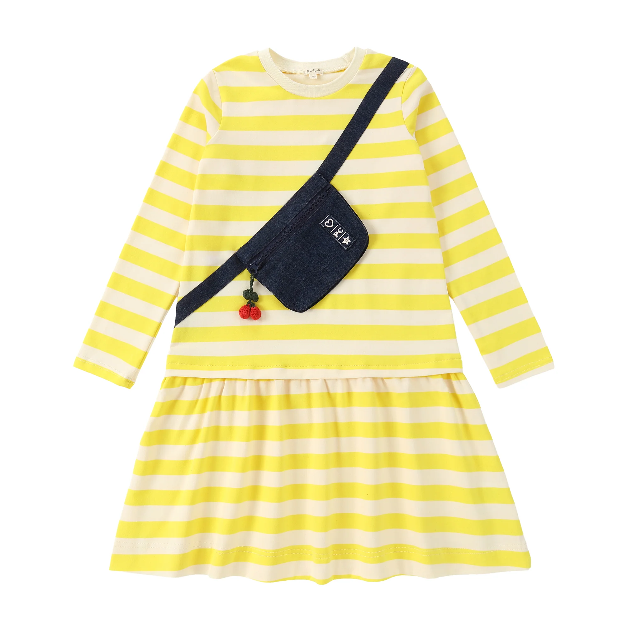 Girls Lemon Twist Dress - Image 3