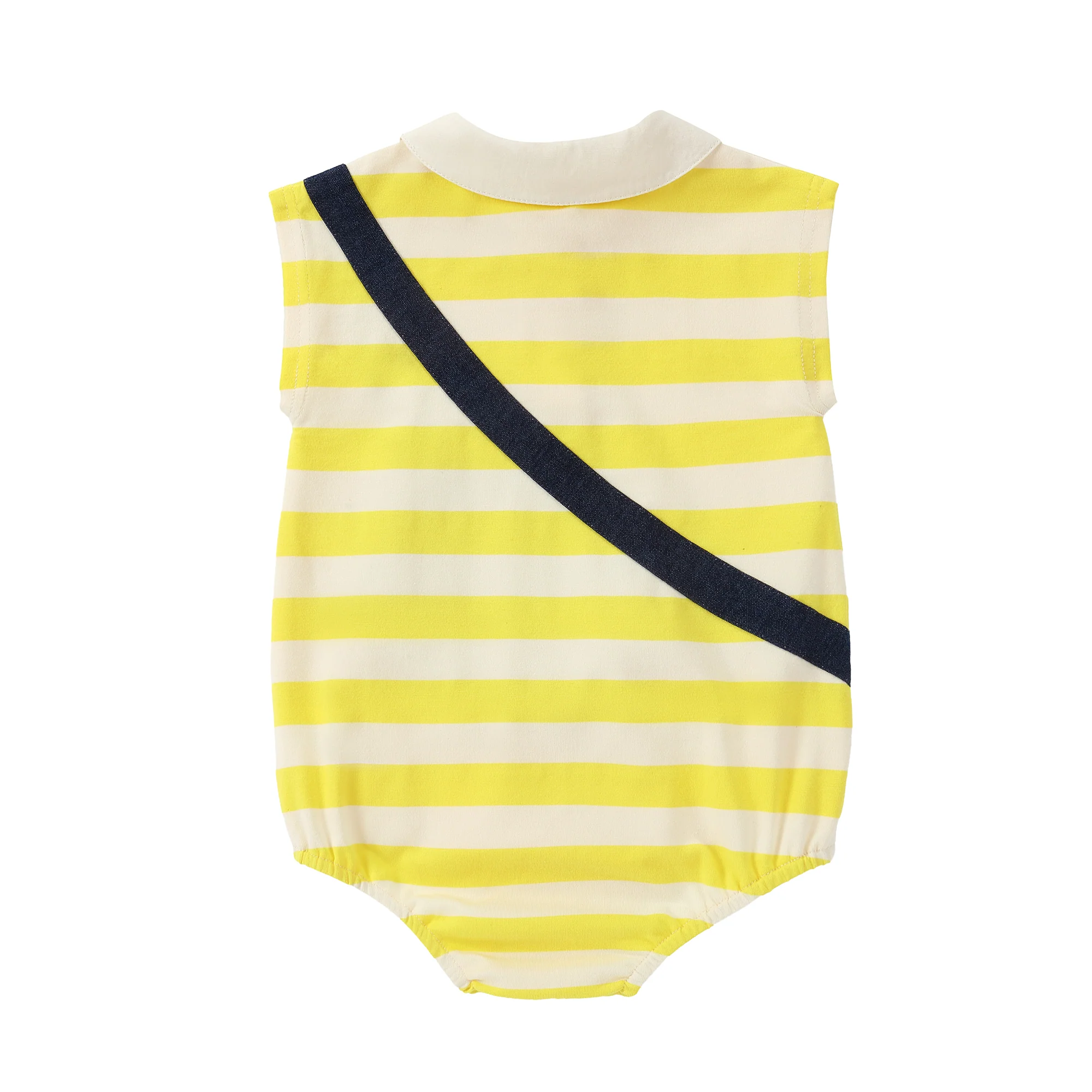Baby Girls Lemon Twist Romper - Image 3
