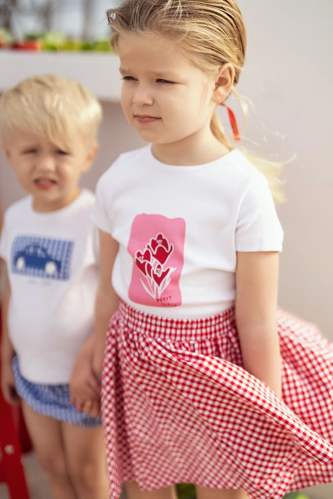 Girls Little Picnic Skirt - Image 2