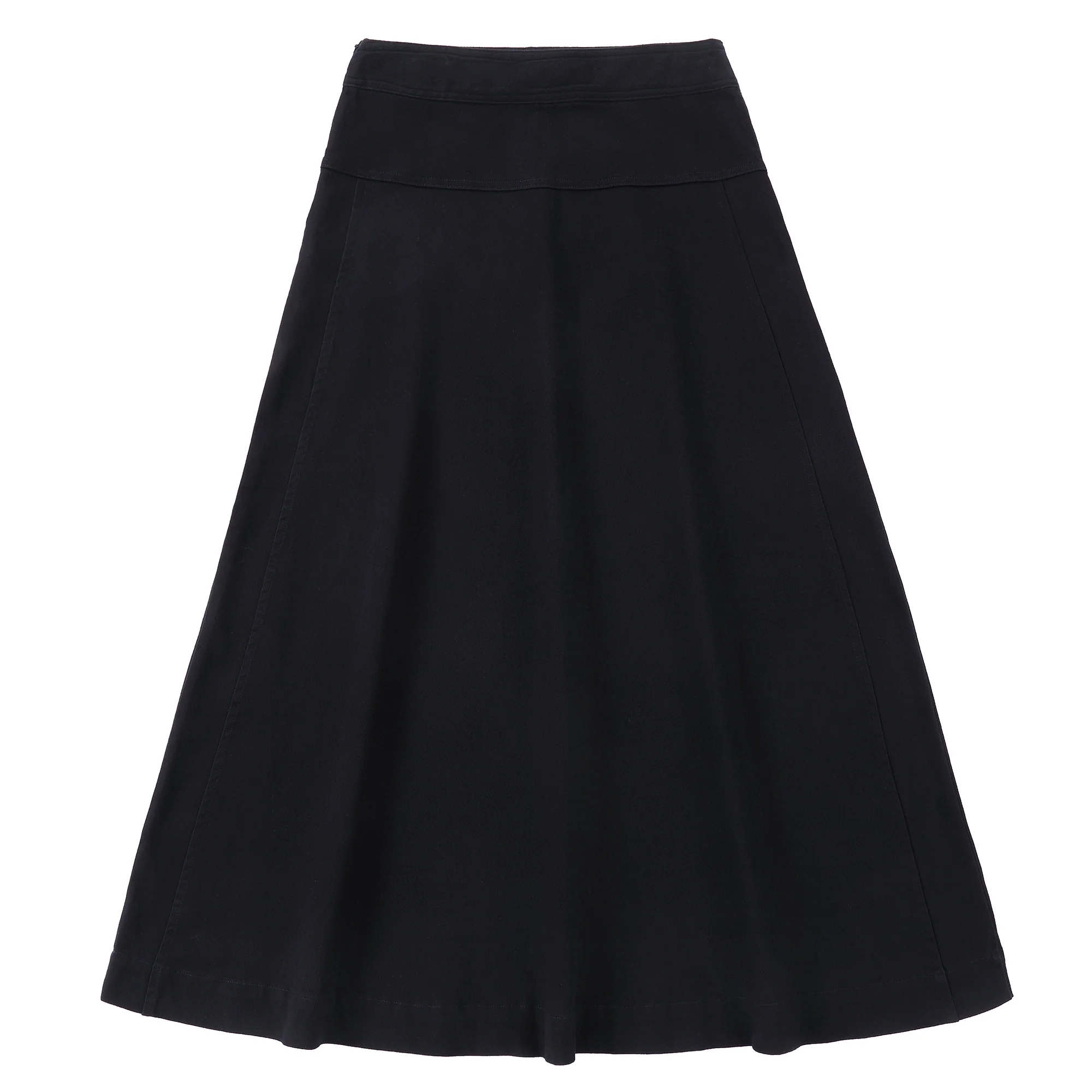 Navy Chino Yoke Skirt - Image 3
