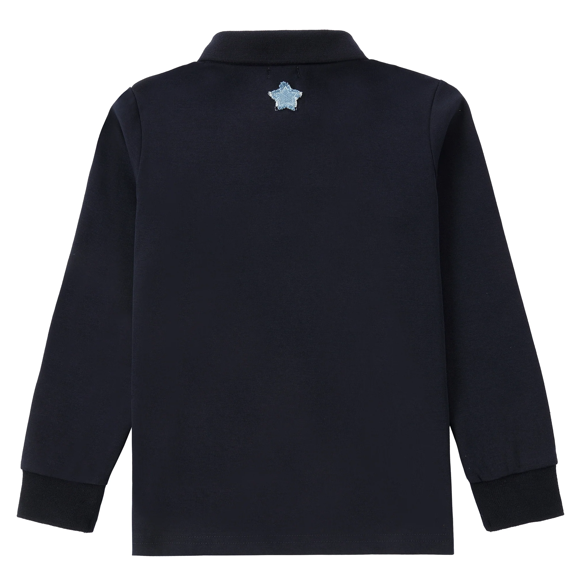 Perfect Petals Navy Polo - Image 5