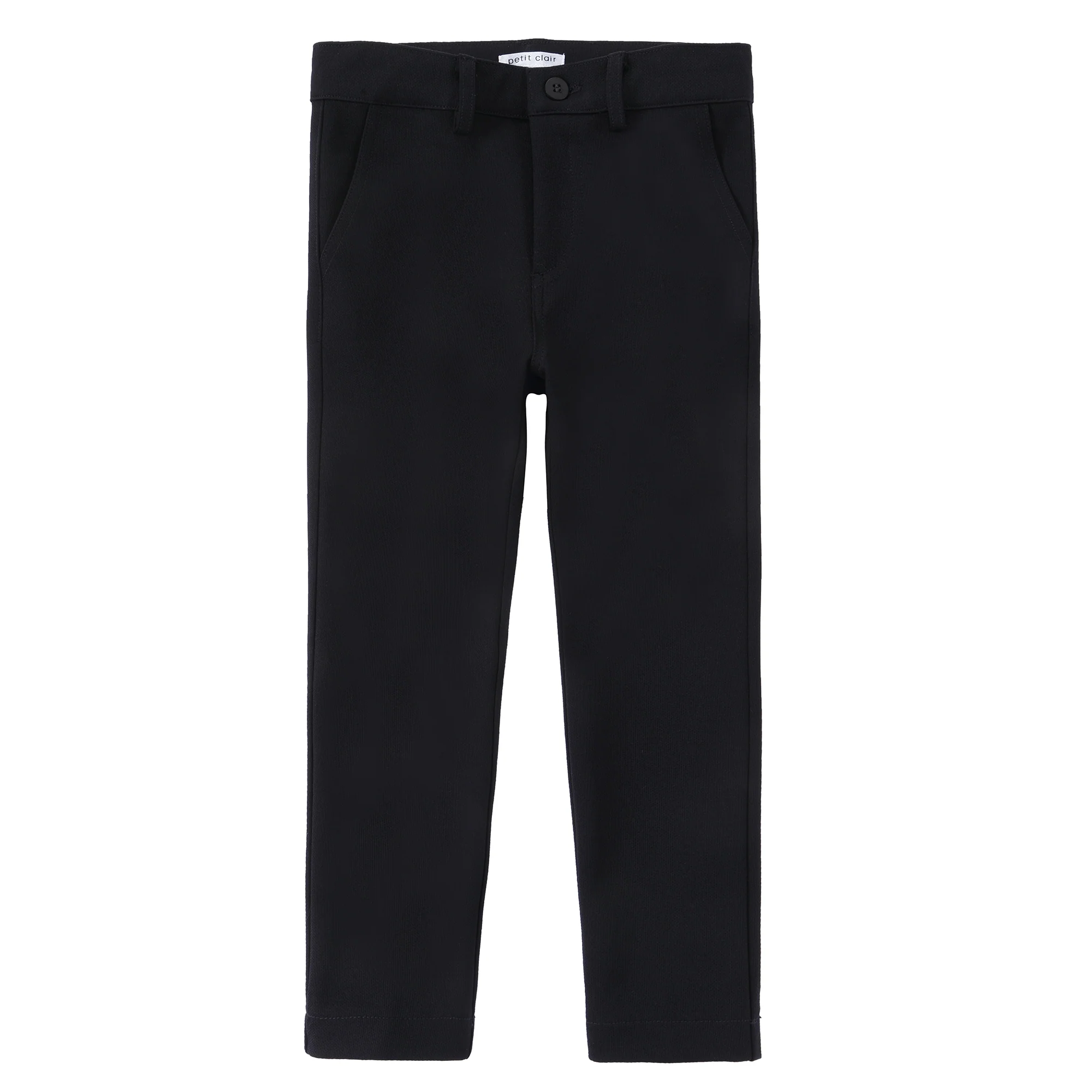 Navy Pique Pants