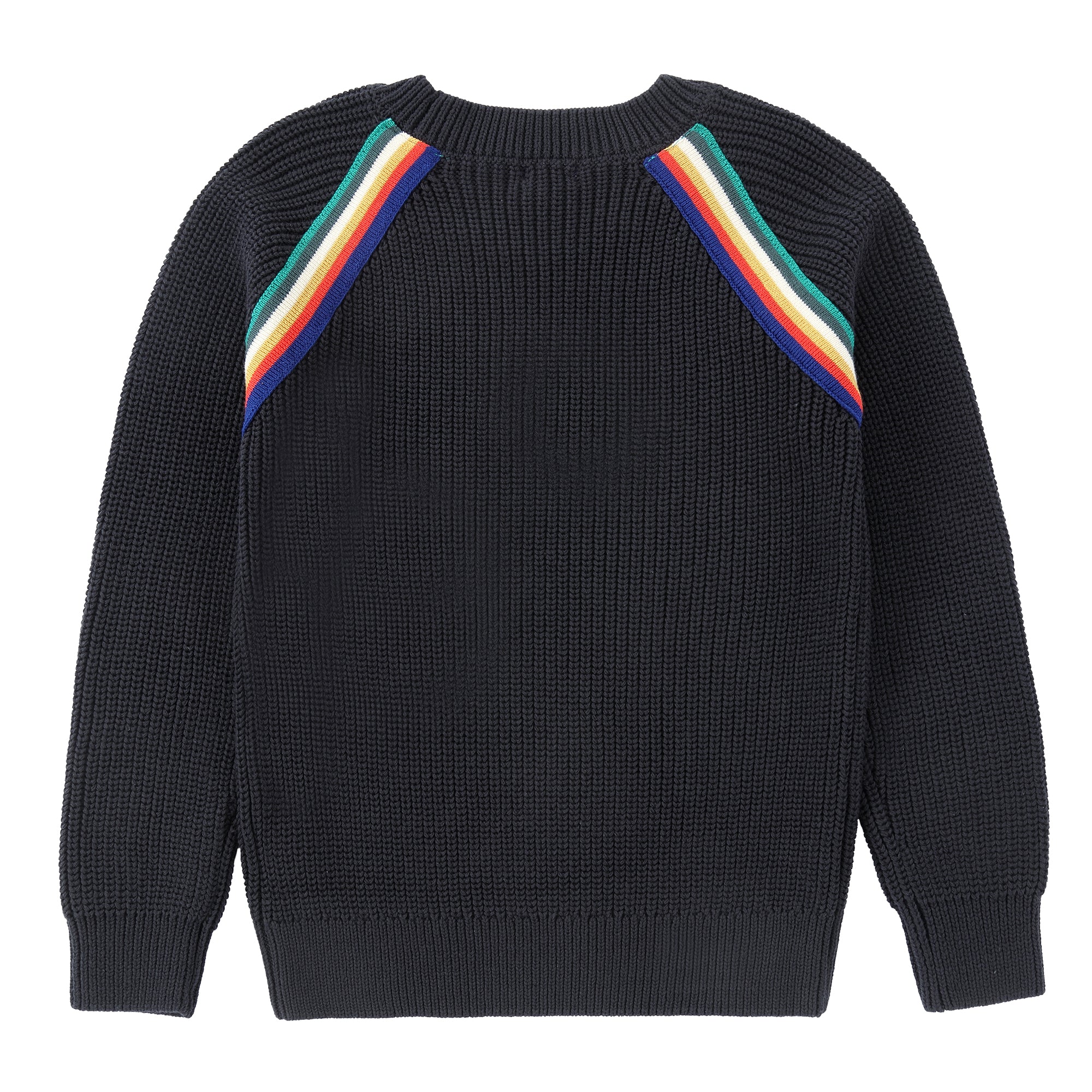 Navy Raglan Knit Sweater - Image 4