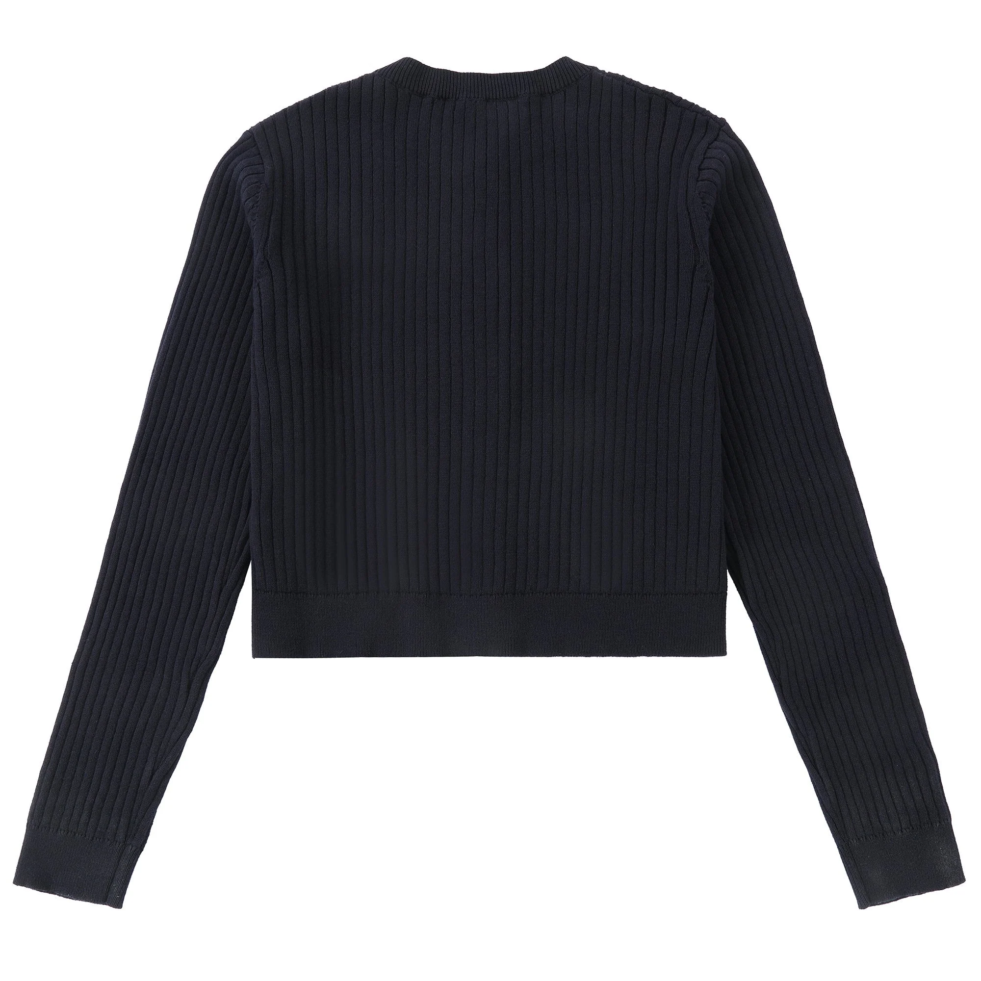 Navy Ribbed Sweater - Image 4