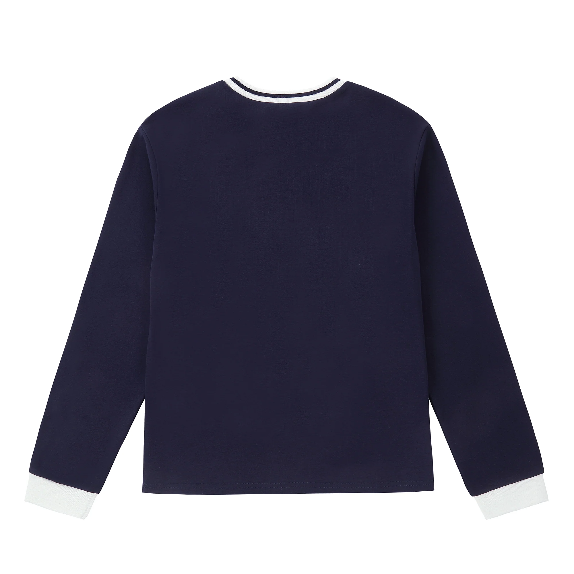 Teens Navy T-Shirt with White Trim - Image 3