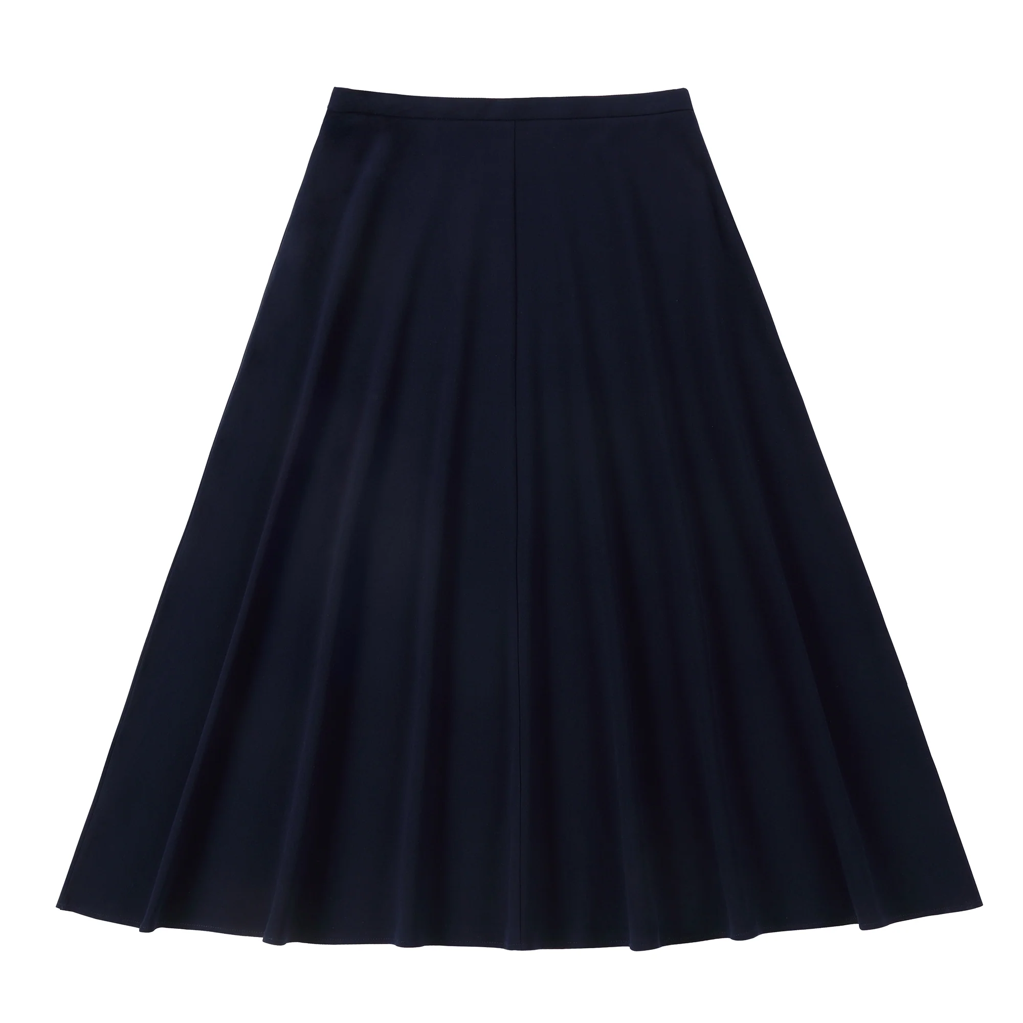 Navy Woven A-line Skirt - Image 2