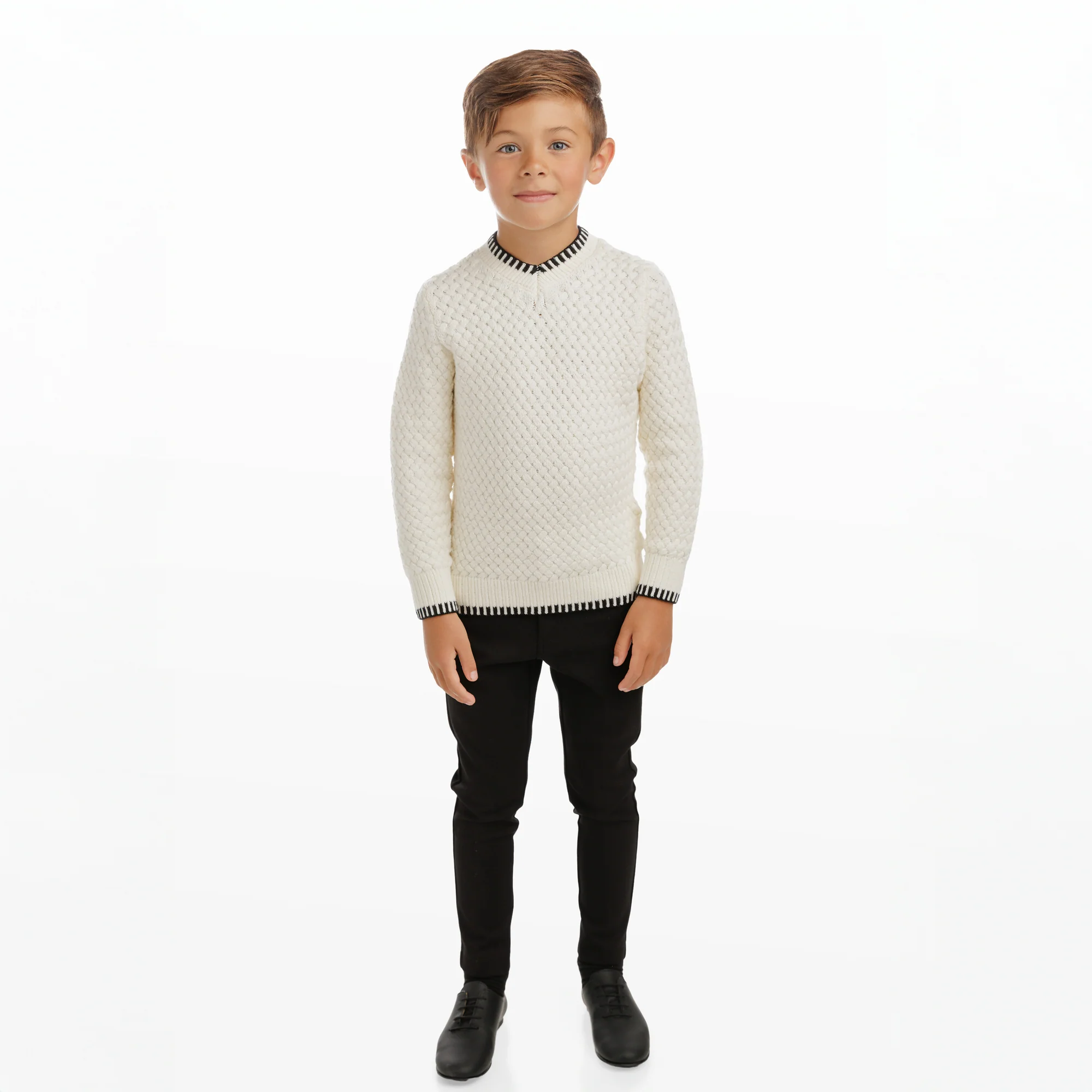 Ivory Weave Sweater - Image 2