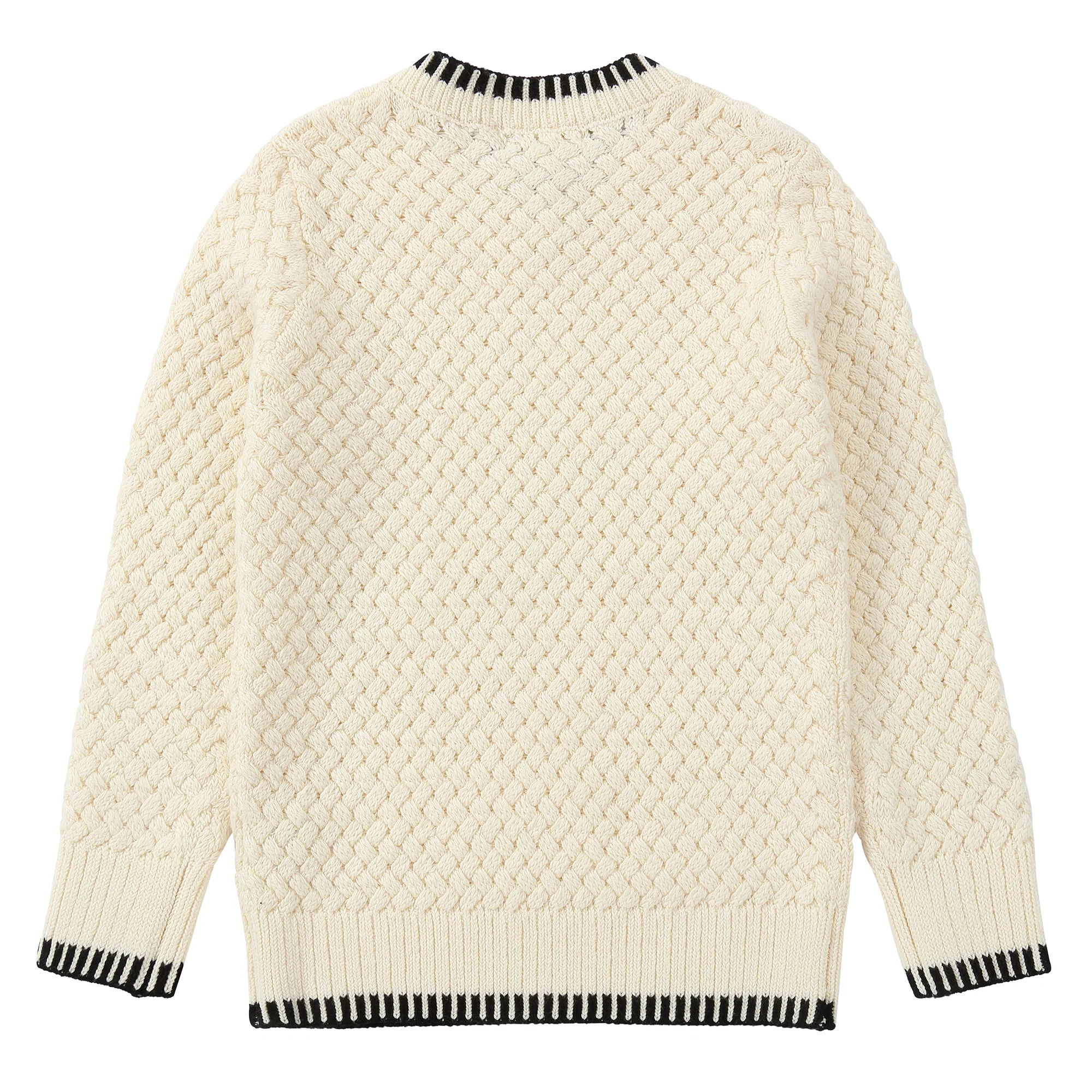 Ivory Weave Sweater - Image 4