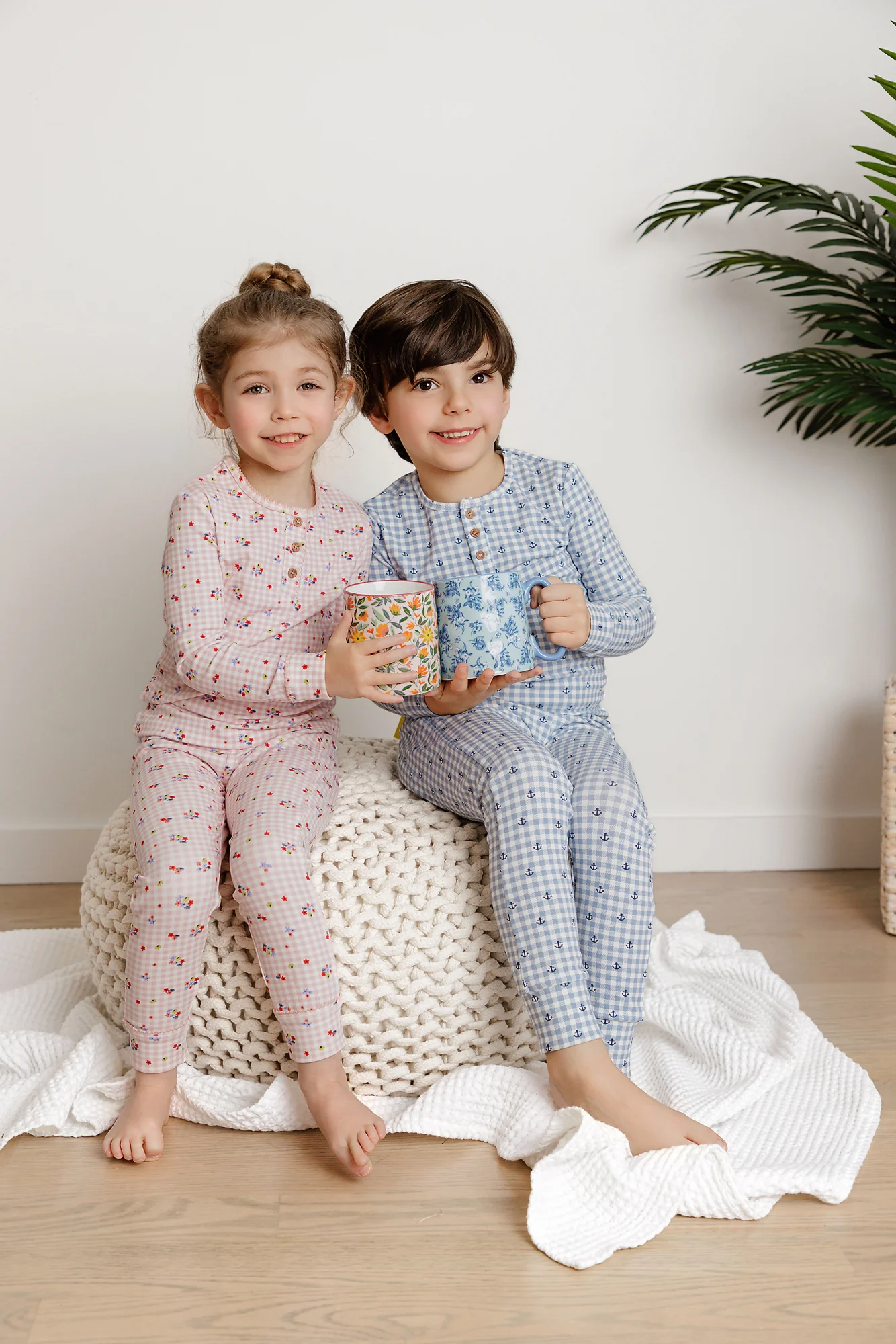 Pink Gingham Pajama - Image 3