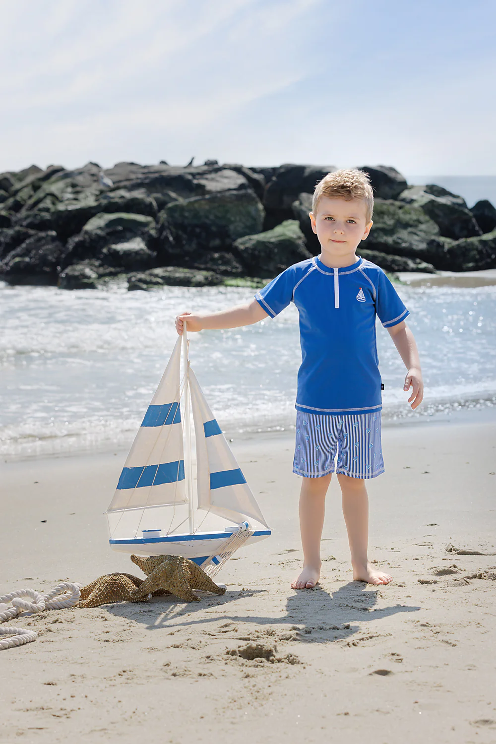 Sailboat Swim Trunk - Image 2