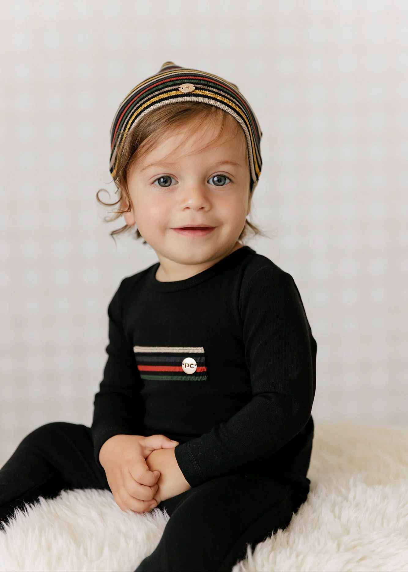 Sharp Stripes Footie - Image 3