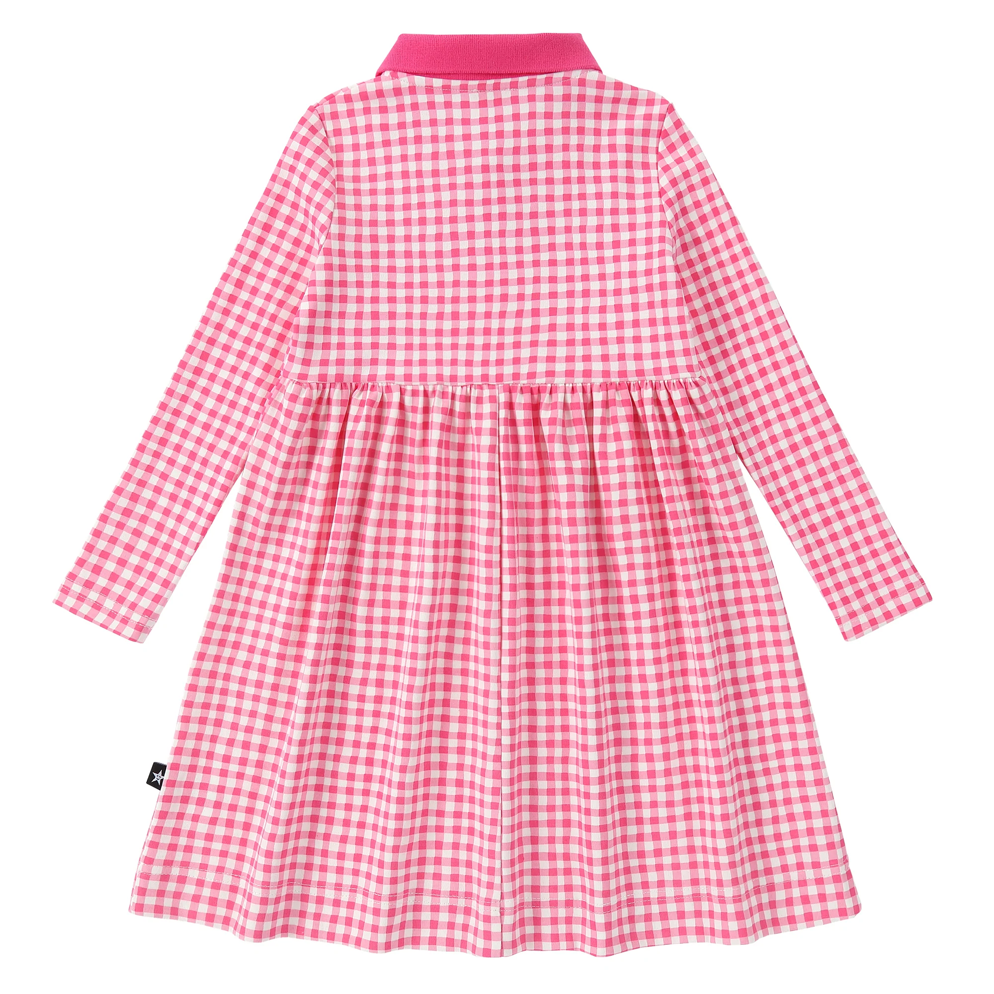 Girls Sweet Check Dress - Image 6