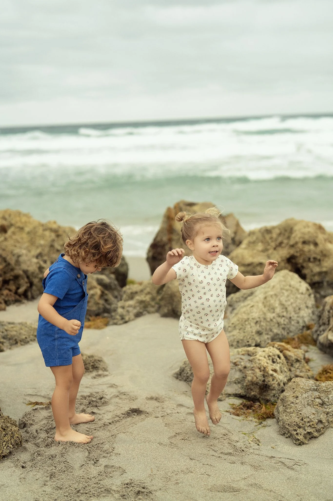 Baby Girls True Blue Floral Set - Image 5