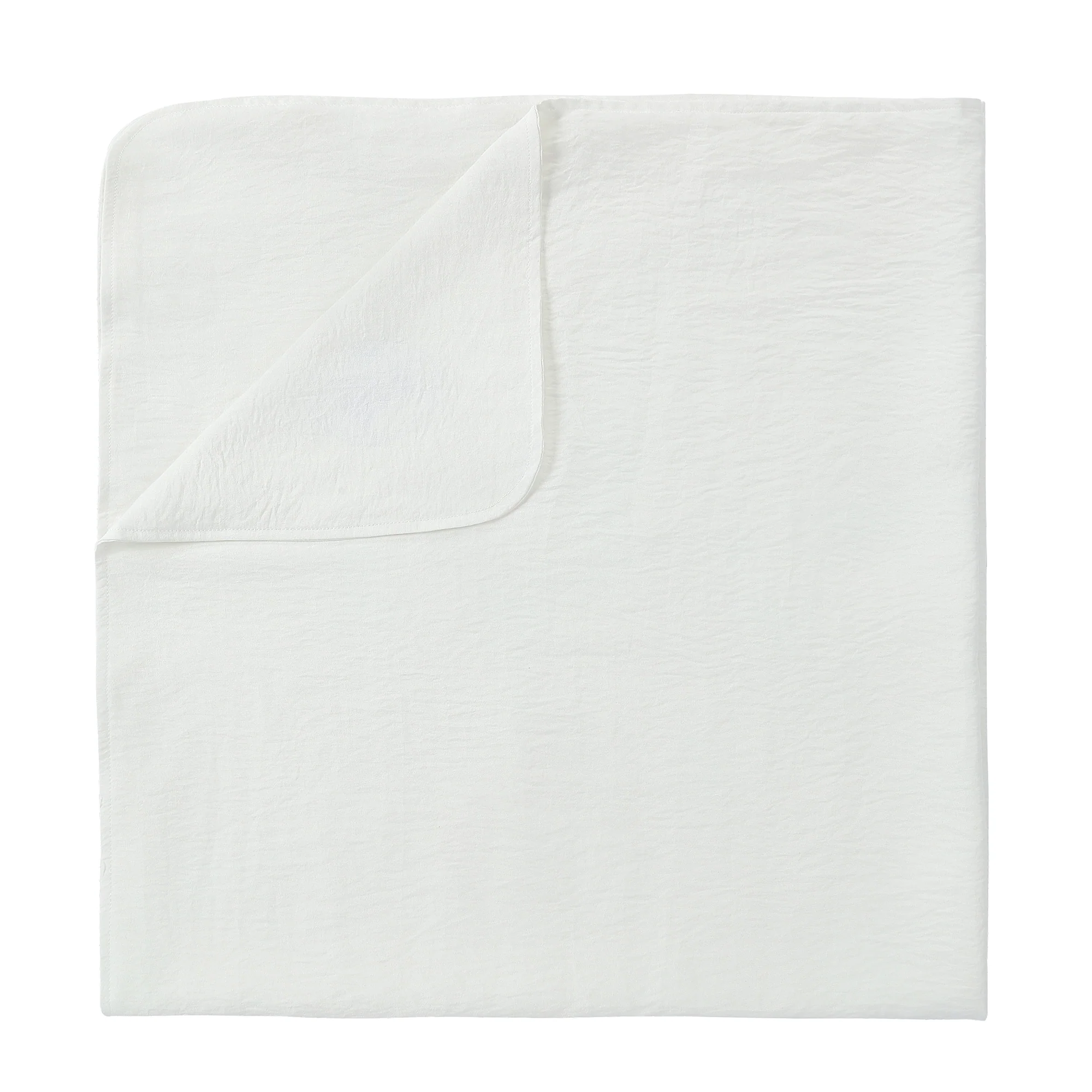 White Leaf Graphic Blanket - Image 2