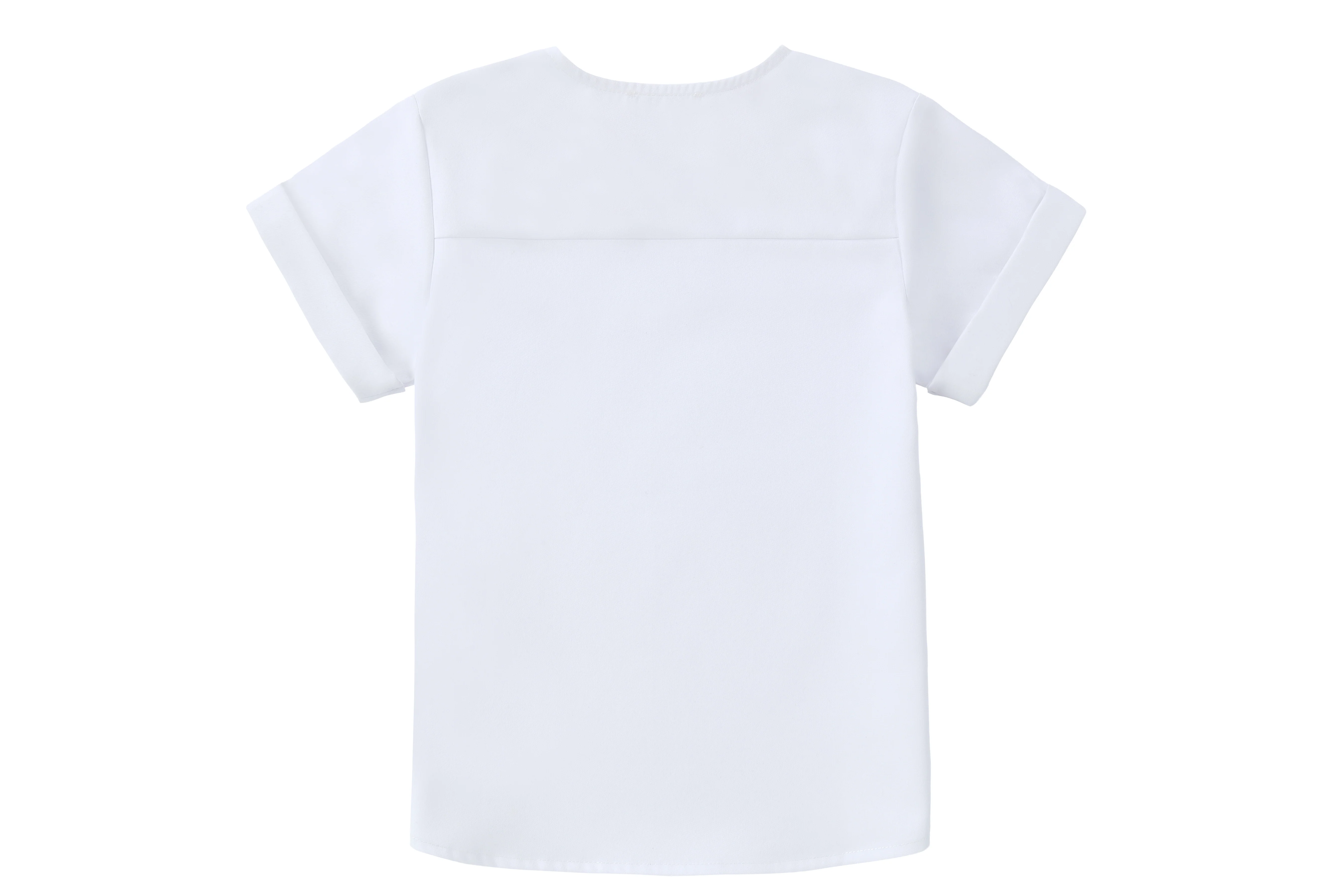 Boys White Mandarin - Image 2