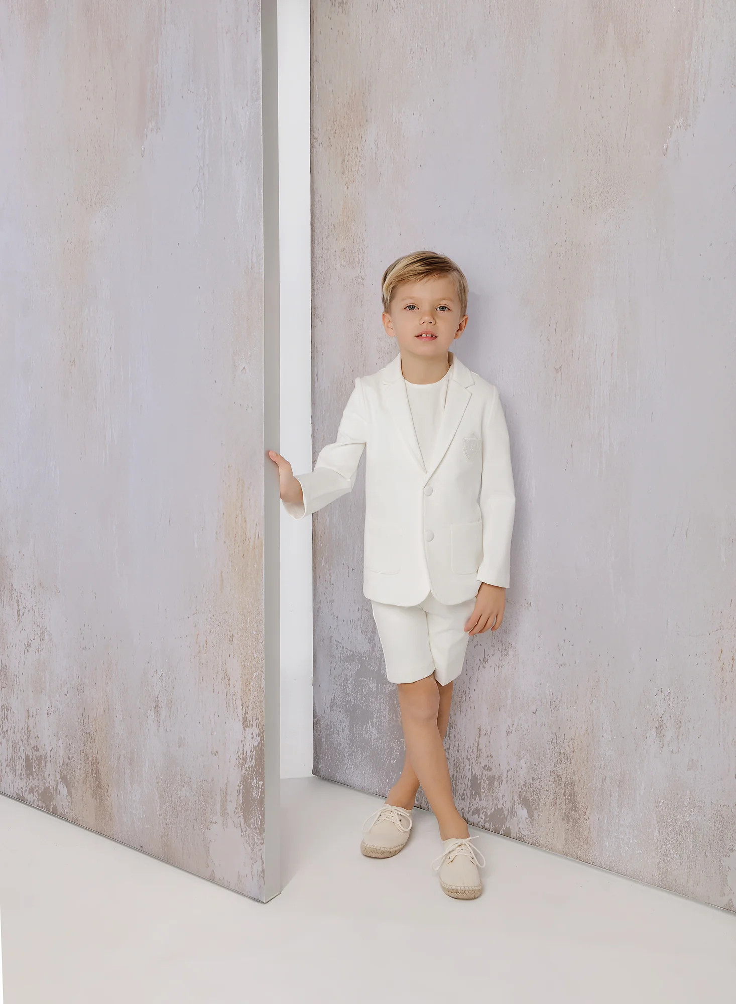 Boys White Shorts - Image 2