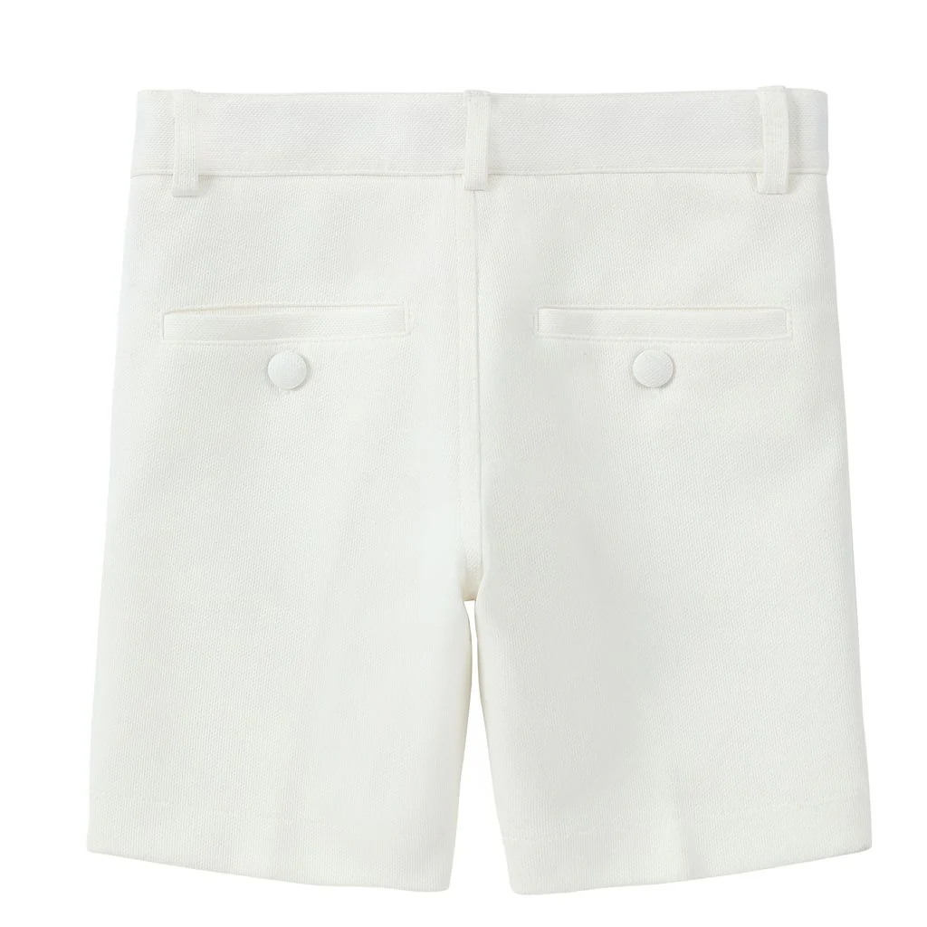 Boys White Shorts - Image 3