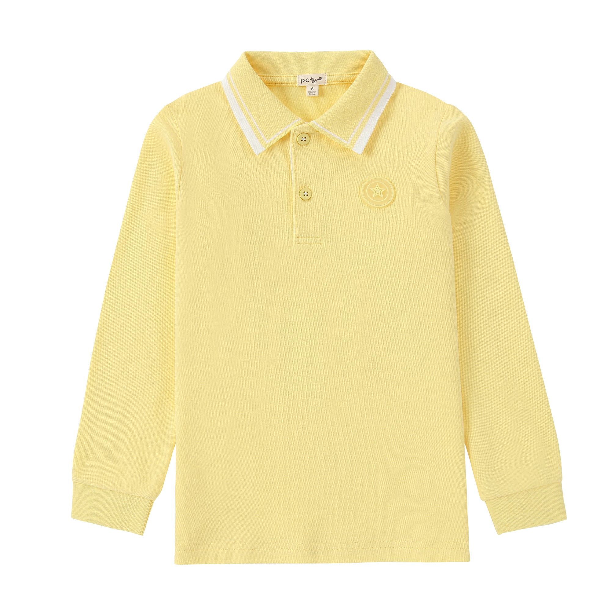 Boys Butter Yellow Polo - Image 4